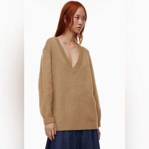 Aritzia Babaton roger sweater in Light Grey